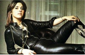 Suzi Quatro.  A healthy influence on fourteen year-old boys, back then. It explains a lot, doesn't it?