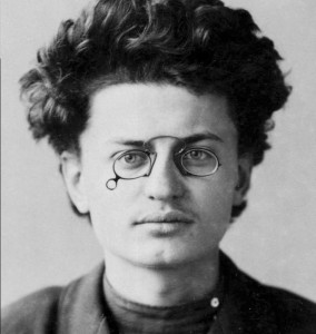 Leon Trotsky. Bad hair day.